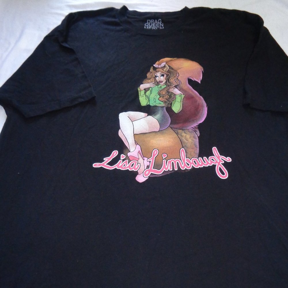 DRAG QUEEN MERCH LISA LIMBAUGH T-SHIRT XXXL